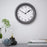 IKEA SONDRUM Wall clock, low-voltage/grey | IKEA Wall & table clocks | Eachdaykart