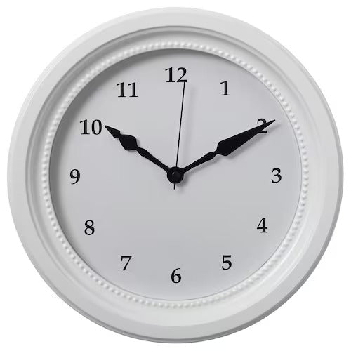 IKEA SONDRUM Wall clock, white | IKEA Wall & table clocks | Eachdaykart - EachDayKart