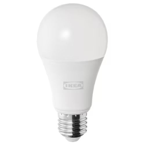 IKEA SOLHETTA LED bulb E27 1521 lumen, dimmable/globe opal white | IKEA LED bulbs | Eachdaykart