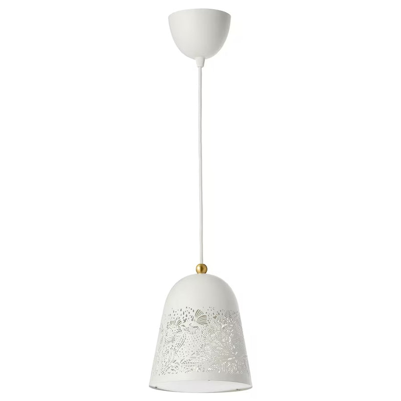 IKEA SOLSKUR Pendant lamp , white/brass-colour | IKEA Children's lighting | Eachdaykart - EachDayKart