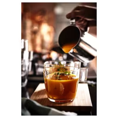 IKEA STELNA Mug, clear glass | IKEA Mugs & cups | IKEA Coffee & tea | Eachdaykart