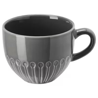 IKEA STRIMMIG Mug, stoneware grey | IKEA Mugs & cups | IKEA Coffee & tea | Eachdaykart