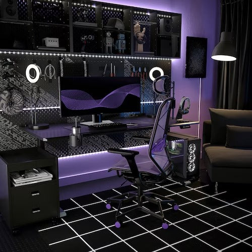 IKEA STYRSPEL Gaming chair, purple/black | IKEA Gaming chairs | IKEA Desk chairs | Eachdaykart - EachDayKart
