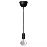 IKEA SUNNEBY / MOLNART Pendant lamp with light bulb, globe/grey clear glass black, 95 mm (4 ") | IKEA ceiling lights | Eachdaykart - EachDayKart
