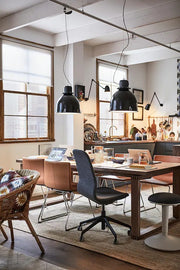 IKEA SVARTNORA Pendant lamp, black, 38 cm (15 ") | IKEA ceiling lights | Eachdaykart - EachDayKart