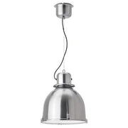 IKEA SVARTNORA Pendant lamp, stainless steel effect, 38 cm (15 ") | IKEA ceiling lights | Eachdaykart - EachDayKart