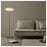 IKEA TALLBYN Floor lamp, nickel-plated/opal white glass | IKEA Floor Lamps | Eachdaykart