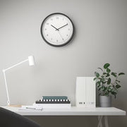 IKEA TAGGAD Wall clock, white/grey | IKEA Wall & table clocks | Eachdaykart - EachDayKart