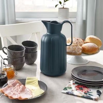 IKEA TAGGOGA Vacuum flask, black-blue | IKEA Vacuum flasks | IKEA Coffee & tea | Eachdaykart