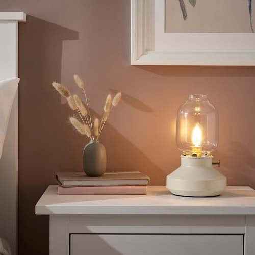 IKEA TAeRNABY Table lamp, beige | EachDayKart - EachDayKart
