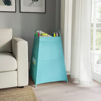 IKEA TIGERFINK Storage with compartments, turquoise | IKEA Children's boxes & baskets | IKEA Storage boxes & baskets | IKEA Small storage & organisers | Eachdaykart