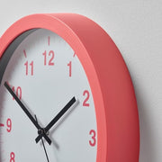 IKEA TJALLA Wall clock, pink | IKEA Wall & table clocks | Eachdaykart - EachDayKart
