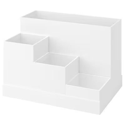 IKEA TJENA Desk organiser, white | IKEA Children's boxes & baskets | IKEA Storage boxes & baskets | IKEA Small storage & organisers | Eachdaykart - EachDayKart