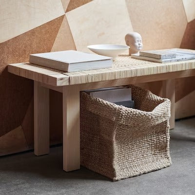 IKEA TJILLEVIPS Basket, jute | IKEA Baskets | IKEA Storage boxes & baskets | IKEA Small storage & organisers | Eachdaykart - EachDayKart