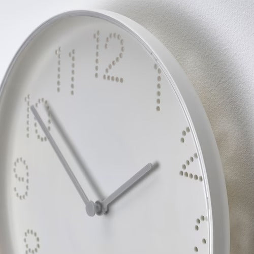 IKEA TROMMA Wall clock, low-voltage/white | IKEA Wall & table clocks | Eachdaykart - EachDayKart