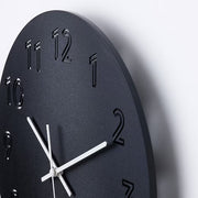 IKEA TUNNIS Wall clock, low-voltage/black | IKEA Wall & table clocks | Eachdaykart - EachDayKart