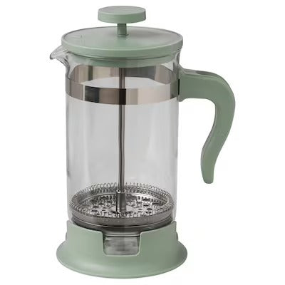 IKEA 365+ French press coffee maker, clear glass/stainless steel