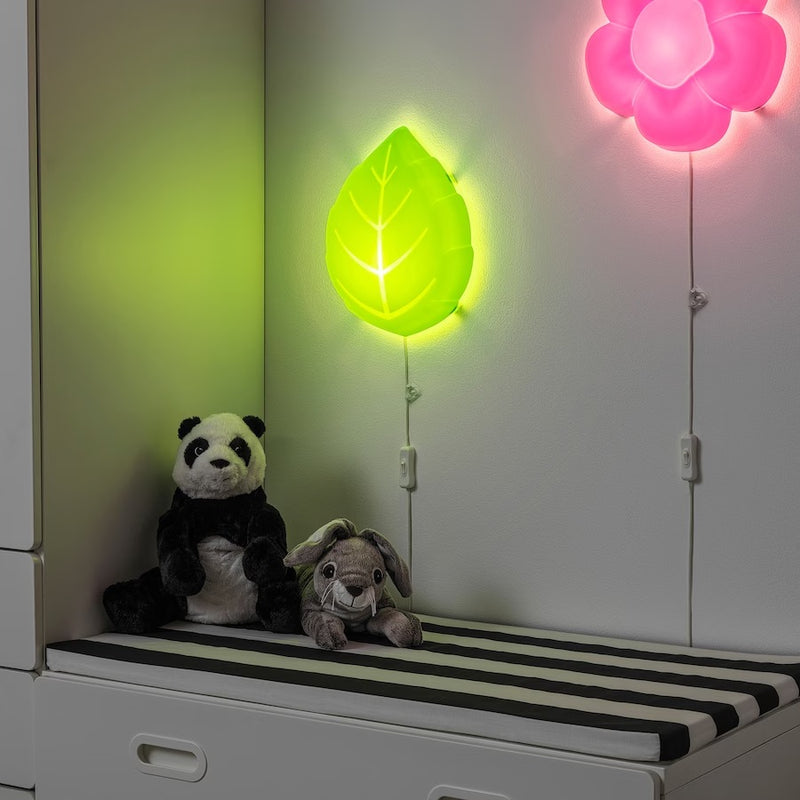 IKEA UPPLYST LED wall lamp, leaf green | IKEA Children's lighting | Eachdaykart - EachDayKart