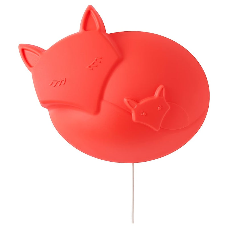IKEA UPPLYST LED wall lamp, fox orange | IKEA Children's lighting | Eachdaykart - EachDayKart