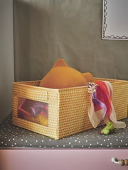 IKEA UPPRYMD Box, yellow | IKEA Children's boxes & baskets | IKEA Storage boxes & baskets | IKEA Small storage & organisers | Eachdaykart - EachDayKart