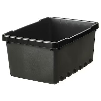 IKEA UPPSNOFSAD Storage box, black | IKEA Secondary storage boxes | IKEA Storage boxes & baskets | IKEA Small storage & organisers | Eachdaykart - EachDayKart