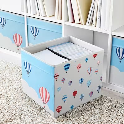 IKEA UPPTAG Box, patterned | IKEA Children's boxes & baskets | IKEA Storage boxes & baskets | IKEA Small storage & organisers | Eachdaykart - EachDayKart