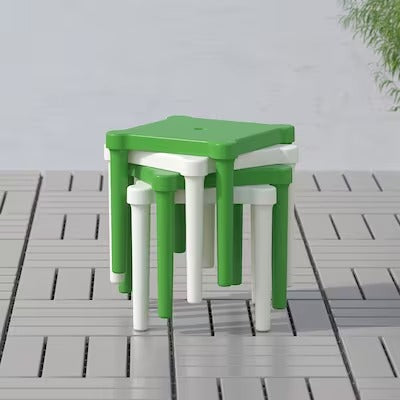 IKEA UTTER Children's stool, in/outdoor/green | IKEA Small chairs | IKEA Children's chairs | Eachdaykart