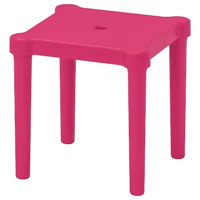 IKEA UTTER Children's stool, in/outdoor/pink | IKEA Small chairs | IKEA Children's chairs | Eachdaykart