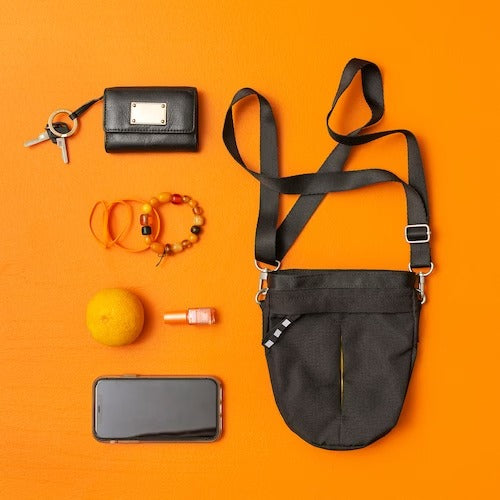 IKEA VARLDENS Crossbody bag, black, | Travel accessories | IKEA Bags | Eachdaykart - EachDayKart