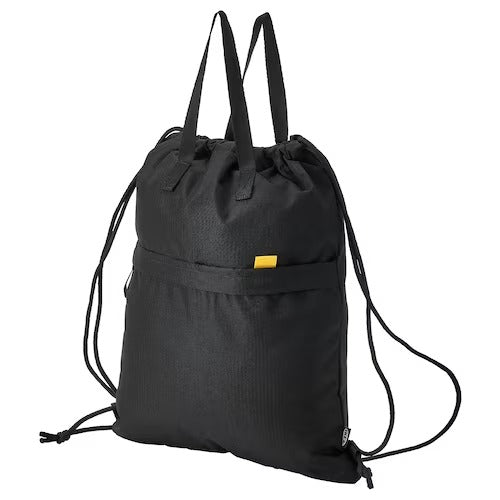 IKEA VARLDENS Gym bag, black | Backpacks & messenger bags | IKEA Bags | Eachdaykart - EachDayKart