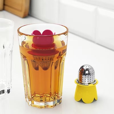 IKEA VAGRAT Tea infuser, light red/yellow | IKEA Tea pots & accessories | IKEA Coffee & tea | Eachdaykart