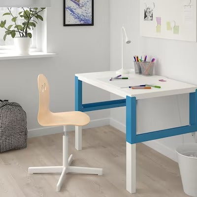 IKEA VALFRED / SIBBEN Children's desk chair, birch/white | IKEA Children's desk chairs | IKEA Children's chairs | Eachdaykart