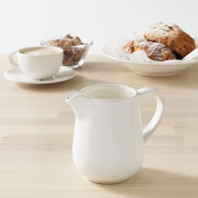 IKEA VARDAGEN Milk/cream jug, off-white | IKEA Coffee makers & accessories | IKEA Coffee & tea | Eachdaykart