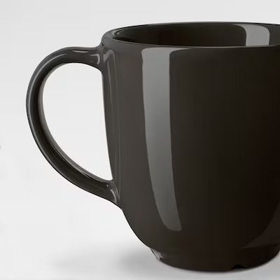 IKEA VARDAGEN Mug, dark grey | IKEA Mugs & cups | IKEA Coffee & tea | Eachdaykart