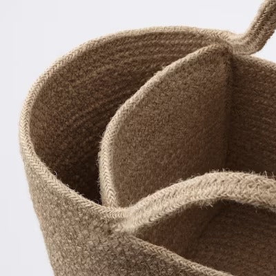 IKEA VARDANDE Basket with handles, natural | IKEA Baskets | IKEA Storage boxes & baskets | IKEA Small storage & organisers | Eachdaykart - EachDayKart