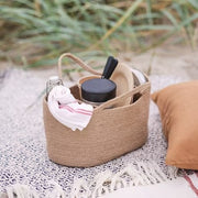 IKEA VARDANDE Basket with handles, natural | IKEA Baskets | IKEA Storage boxes & baskets | IKEA Small storage & organisers | Eachdaykart - EachDayKart