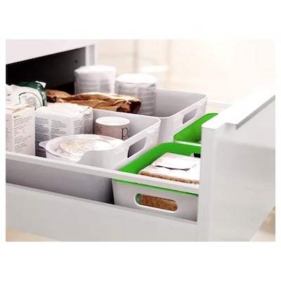 IKEA VARIERA Box, green | IKEA Paper & media boxes | IKEA Storage boxes & baskets | IKEA Small storage & organisers | Eachdaykart