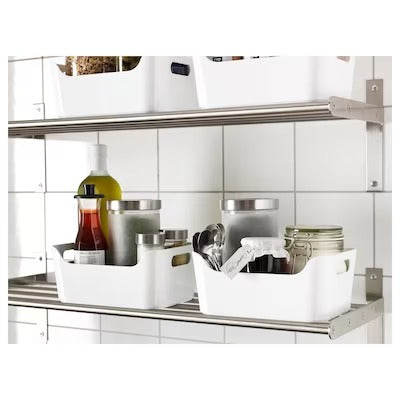 IKEA VARIERA Box, white | IKEA Paper & media boxes | IKEA Storage boxes &  baskets | IKEA Small storage & organisers | Eachdaykart