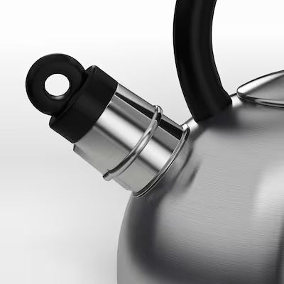 IKEA VATTENTAT Kettle, stainless steel/black | IKEA Tea pots & accessories | IKEA Coffee & tea | Eachdaykart