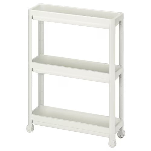 IKEA VESKEN Trolley, white | IKEA Kitchen islands & trolleys | IKEA Trolleys | Eachdaykart - EachDayKart