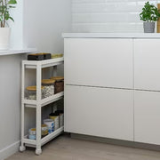 IKEA VESKEN Trolley, white | IKEA Kitchen islands & trolleys | IKEA Trolleys | Eachdaykart - EachDayKart