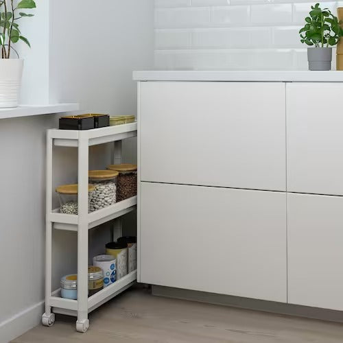IKEA VESKEN Trolley, white | IKEA Kitchen islands & trolleys | IKEA Trolleys | Eachdaykart - EachDayKart