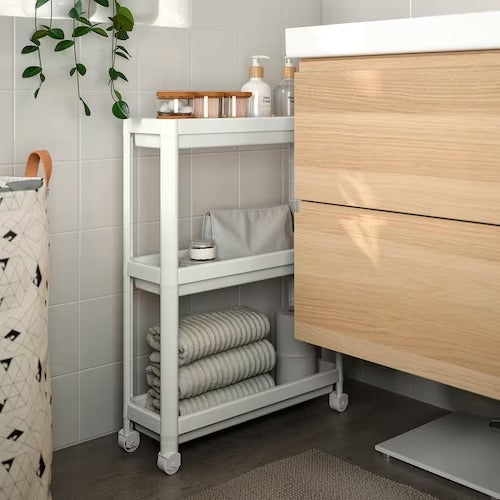 IKEA VESKEN Trolley, white | IKEA Kitchen islands & trolleys | IKEA Trolleys | Eachdaykart - EachDayKart