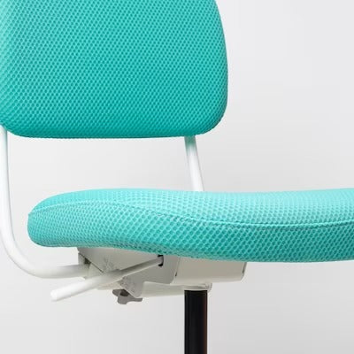 IKEA VIMUND Children's desk chair, turquoise | IKEA Children's desk chairs | IKEA Children's chairs | Eachdaykart