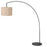 IKEA VINGMAST / SKAFTET Floor lamp, arched, beige/black | IKEA Floor Lamps | Eachdaykart